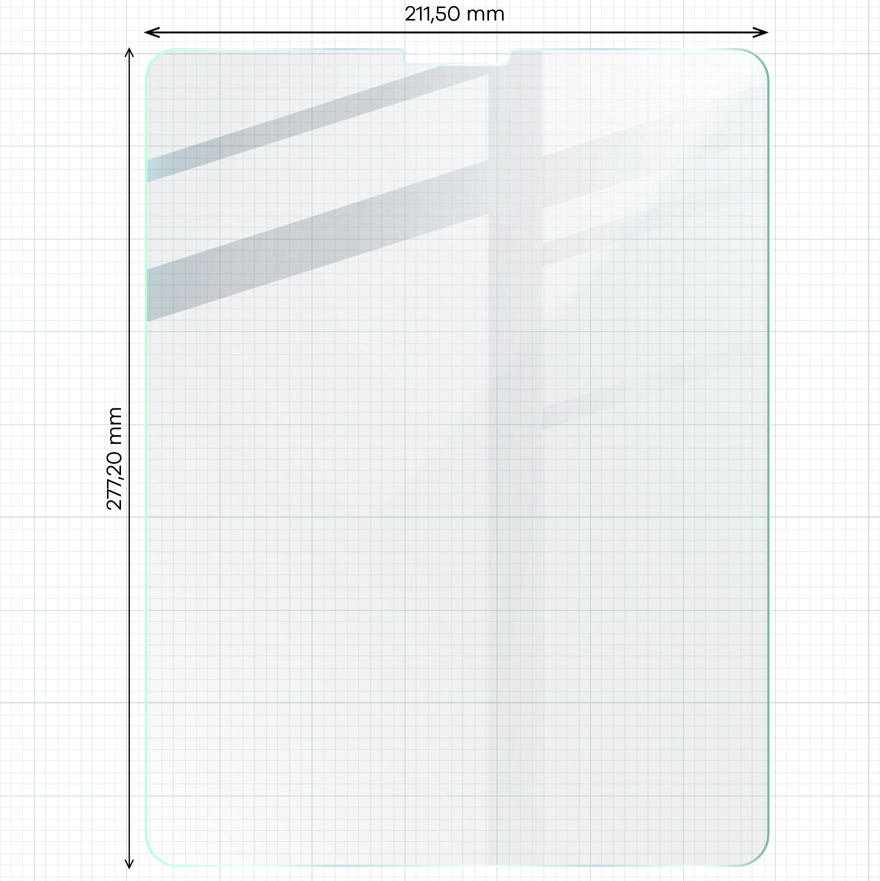 Szkło hartowane Bizon Glass Tab Clear Duo do iPad Pro 12.9 2022/2021/2020/2018